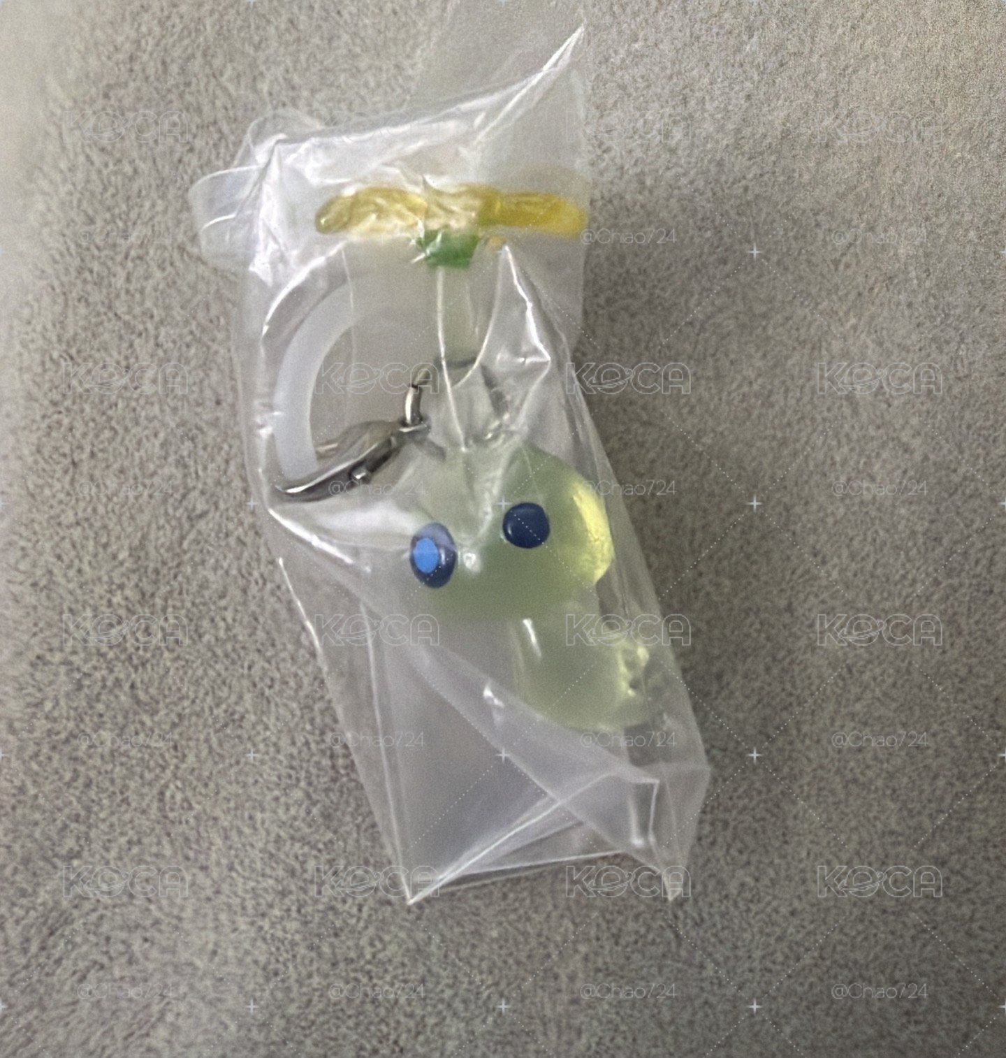 皮克敏-螢光皮扭蛋吊飾