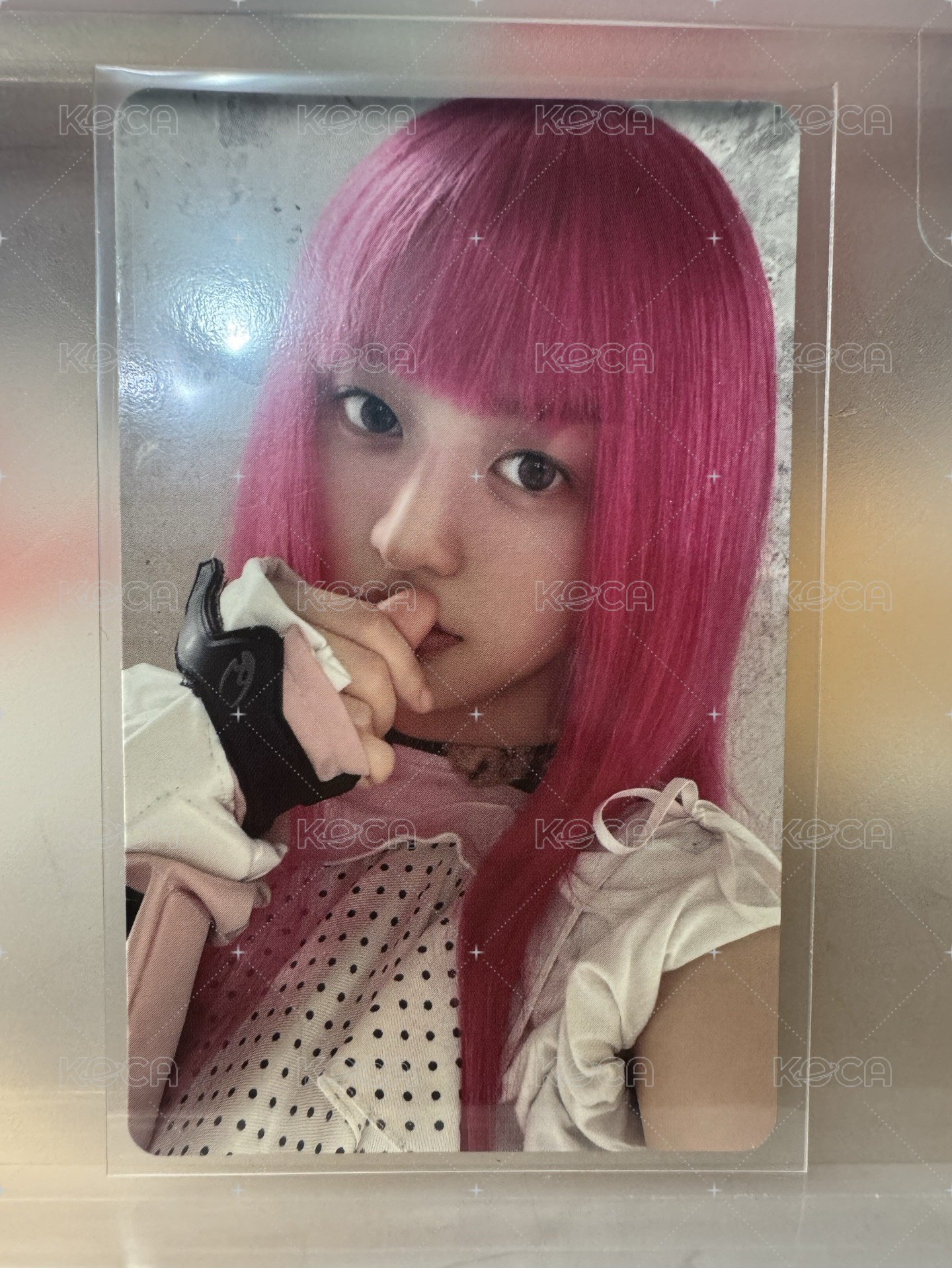 粉髮咬手指特典