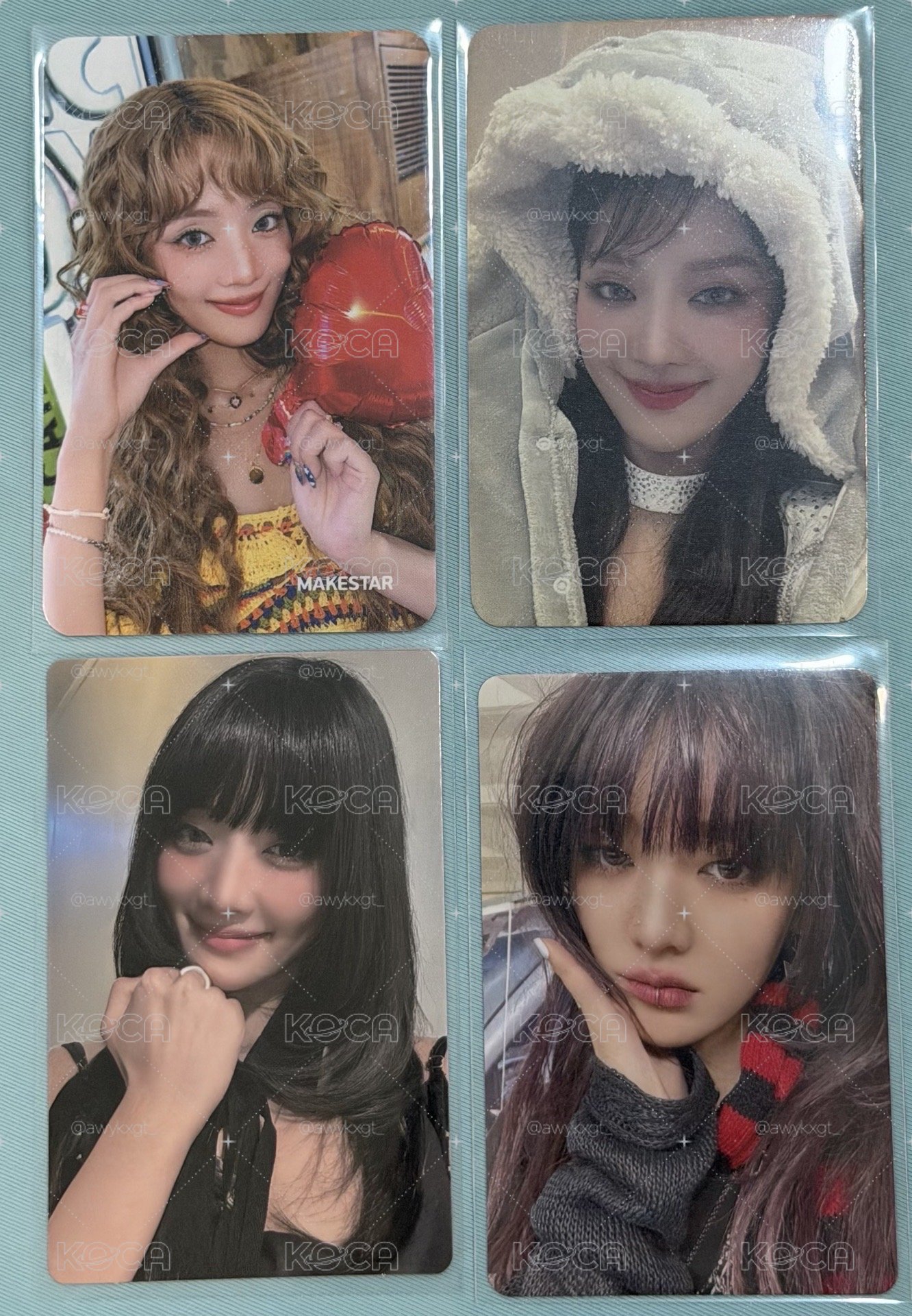 i-dle 米妮 正規二幸運卡 肯德基代言卡 迷七簽售卡 HER專卡
