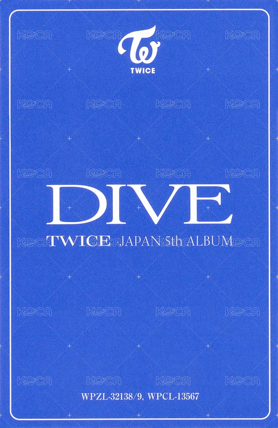 JP正規五 初回限定A/B盤 專輯卡  背面