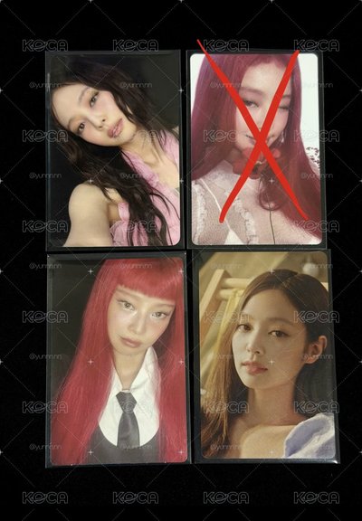 四張Jennie小卡