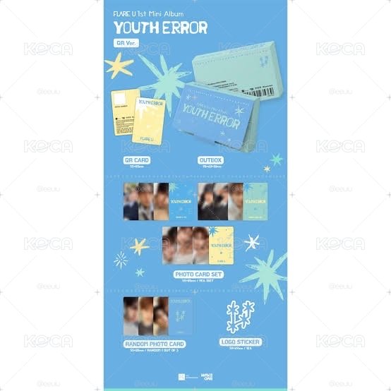 現貨🌟FLARE U《YOUTH ERROR》未拆專 崔立于 姜玗進 QR版本 全新未拆