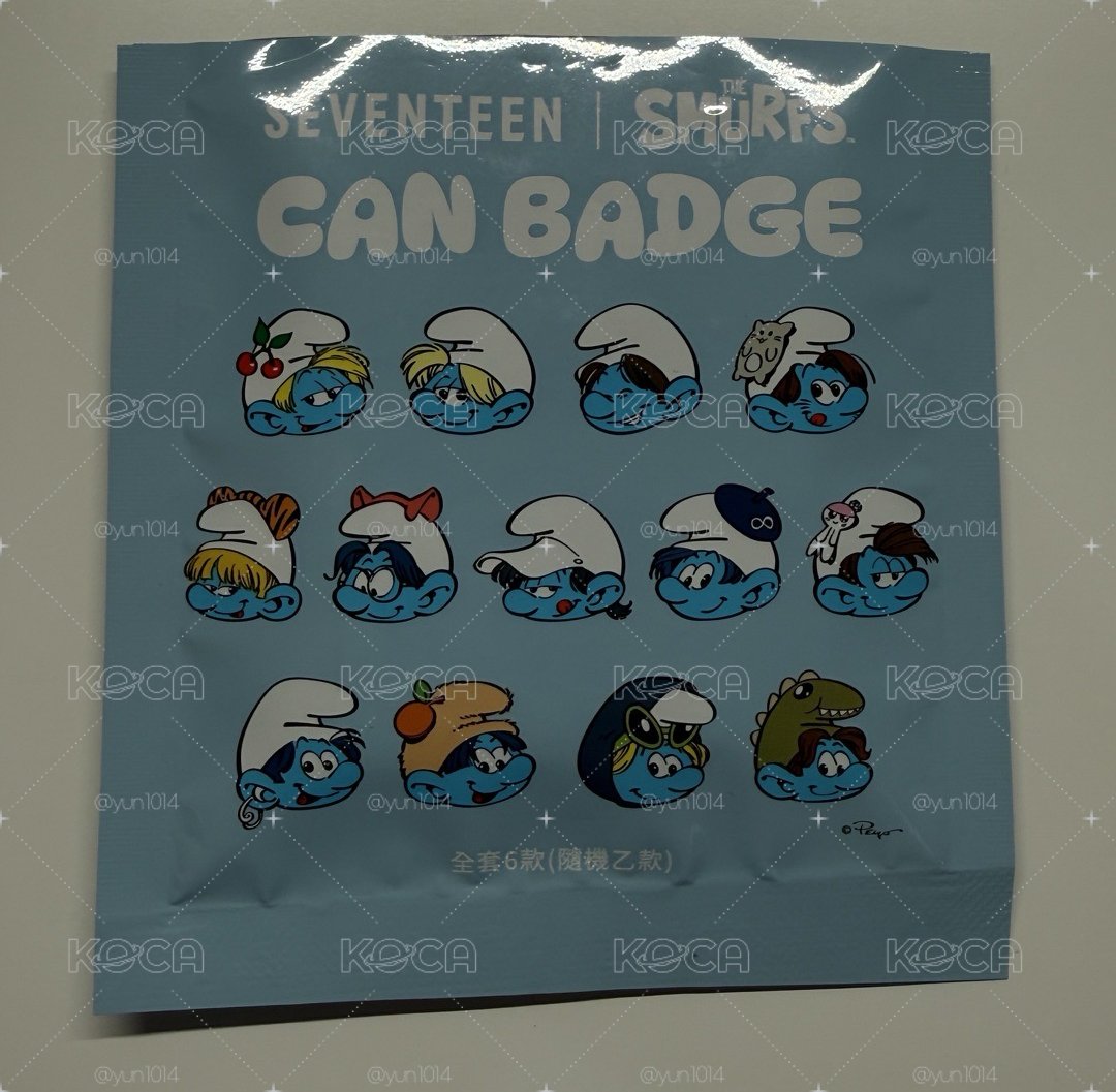 SEVENTEEN 小精靈徽章 泡隊全身款