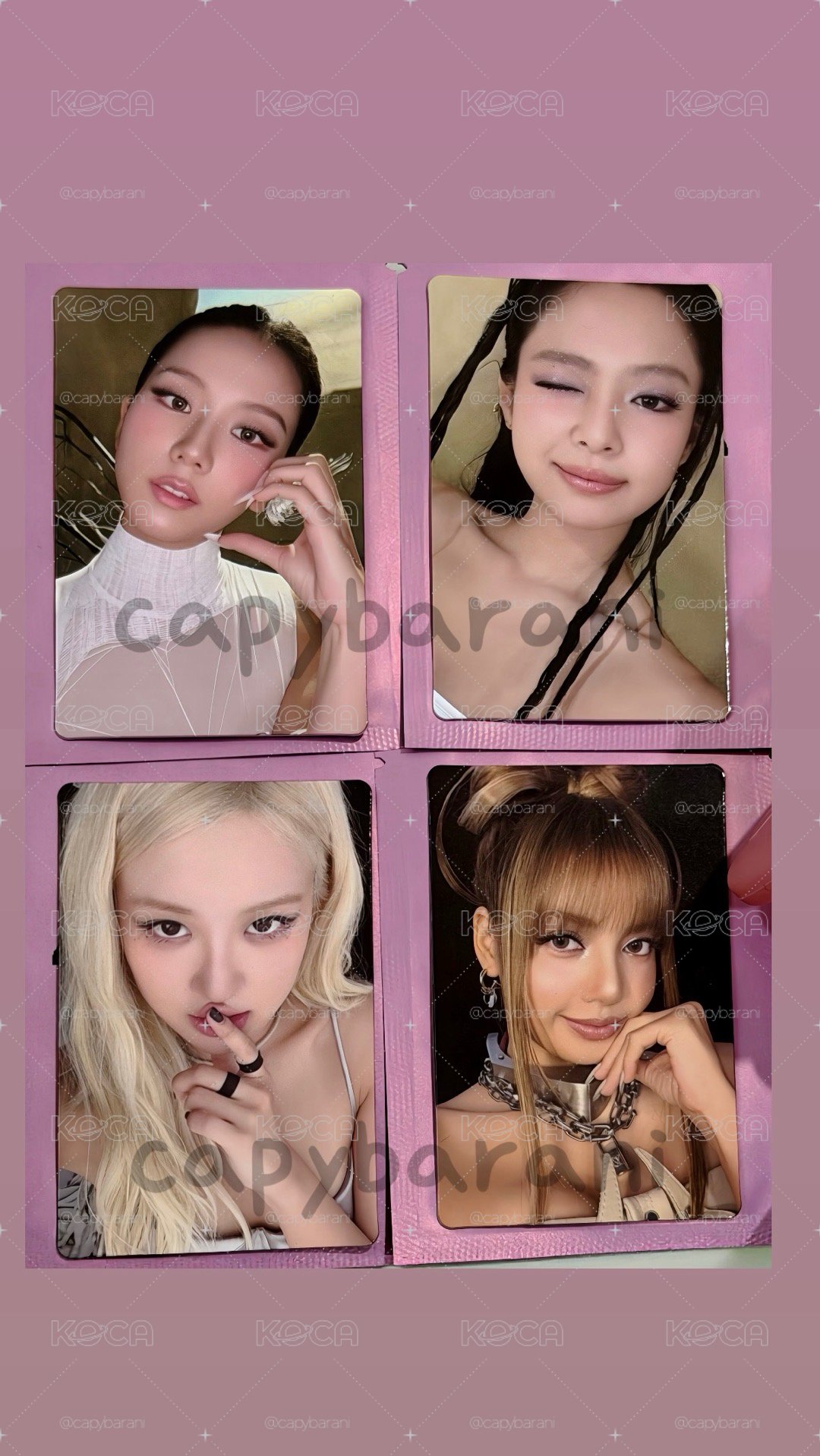 BLACKPINK x Tamagotchi 滿額卡(一套)