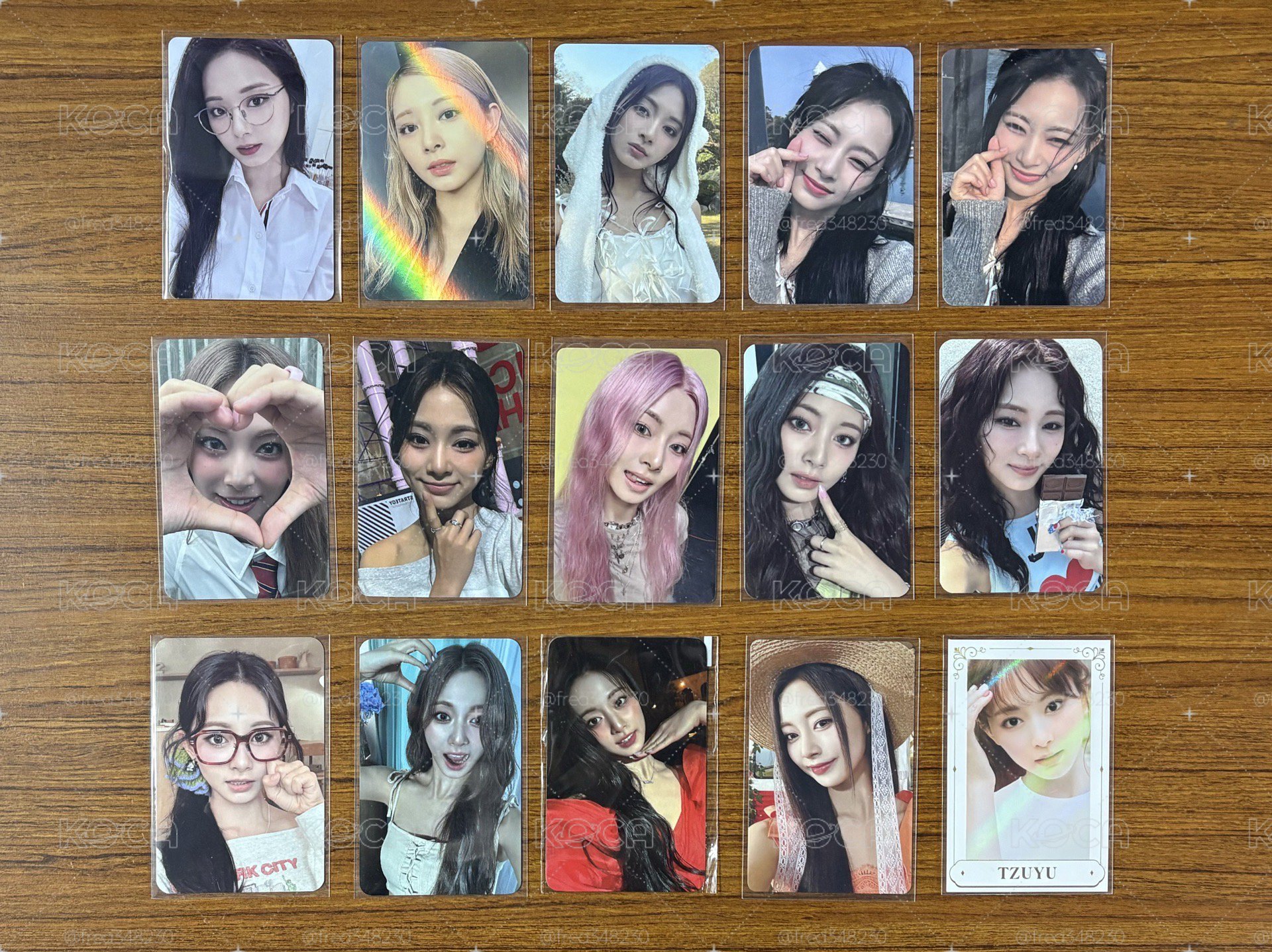 TWICE 子瑜 特典 小卡