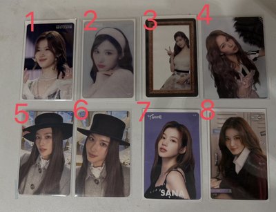 TWICE sana小卡