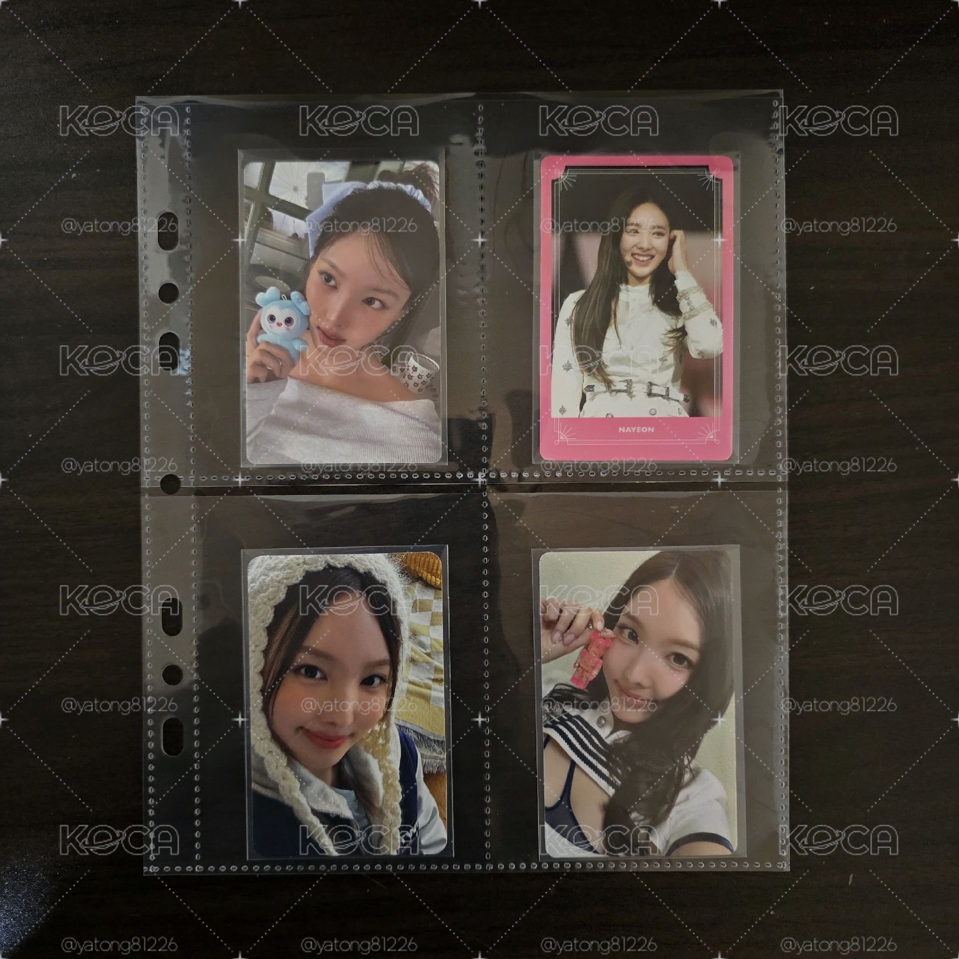 TWICE 娜璉 會員禮卡小盤