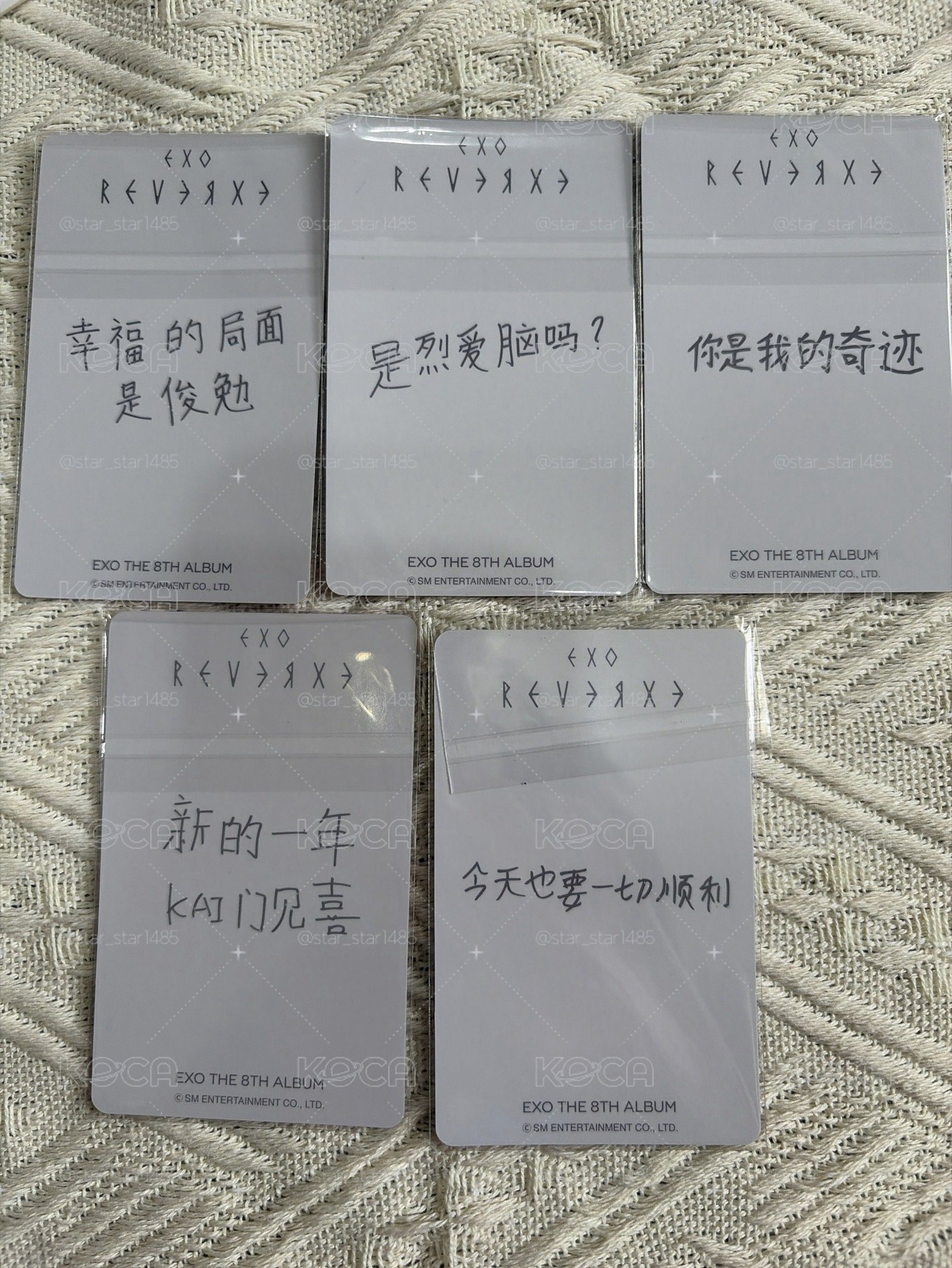 Reverxe 小芒 上海 簽售卡 