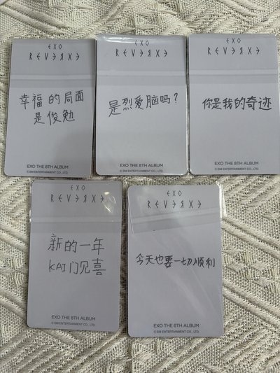 Reverxe 小芒 上海 簽售卡 