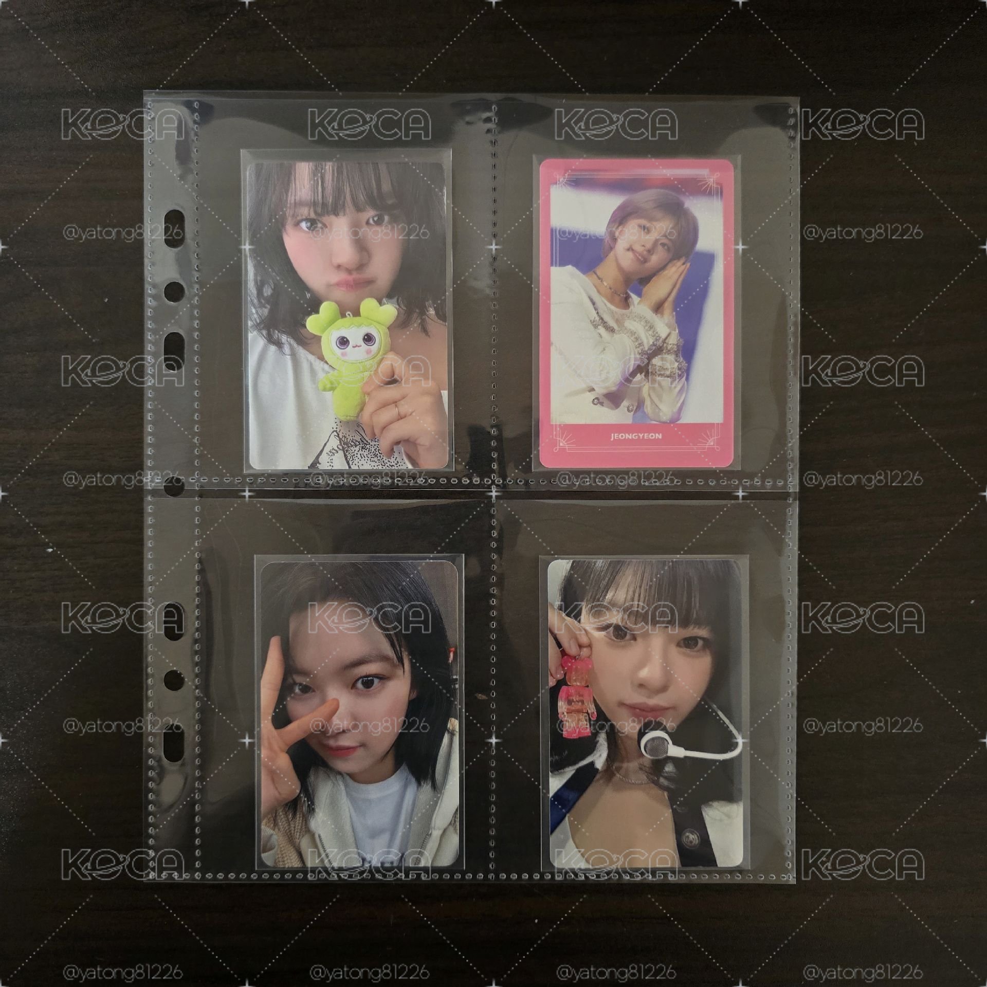 TWICE 定延 會員禮卡小盤