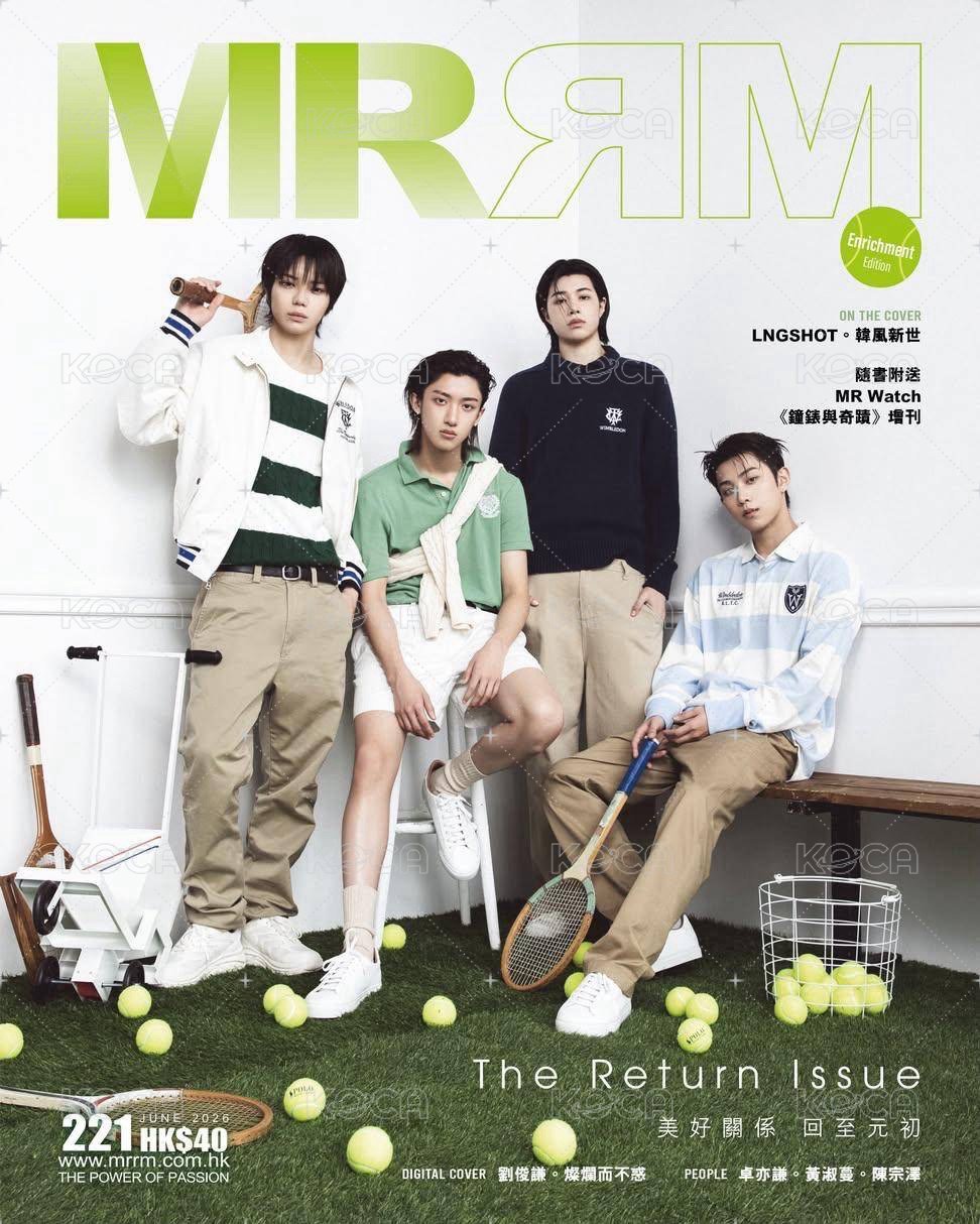 MR》六月號雜誌團體封面| LNGSHOT - 雜誌