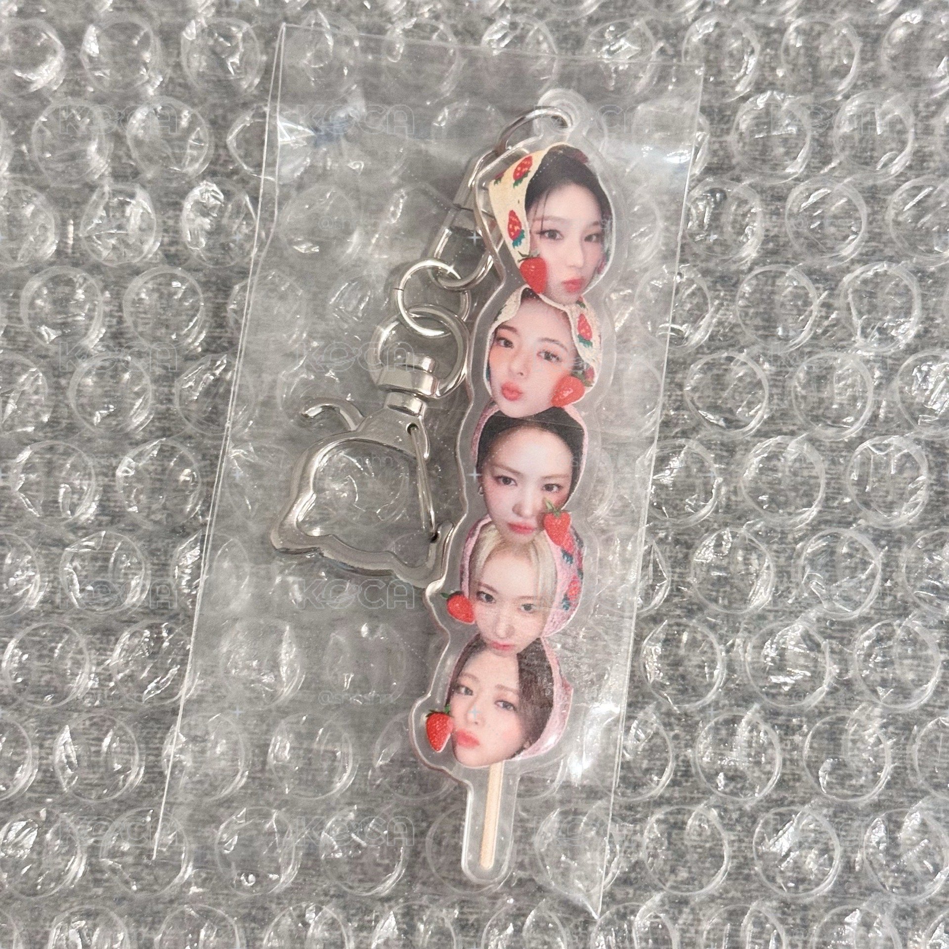 草莓糖葫蘆中簽吊飾