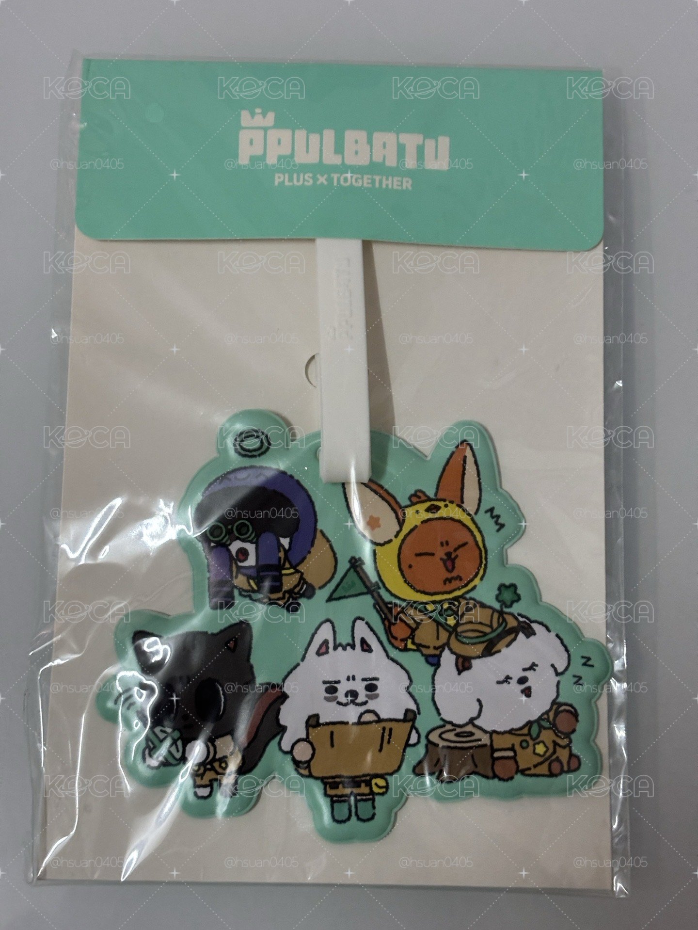 TXT 角巴兔 行李吊牌