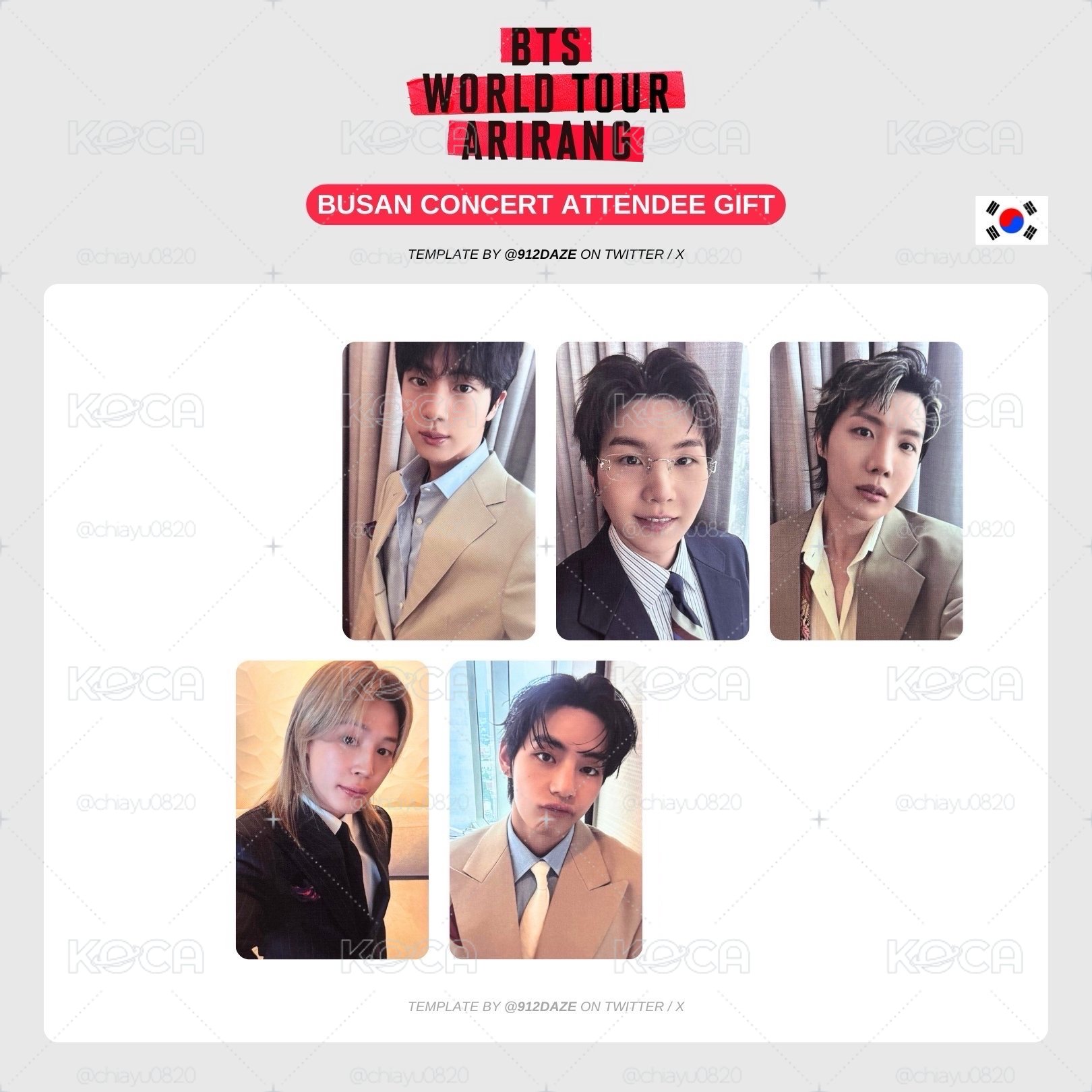 BTS Arirang 釜山入場禮粽卡 整組少國俊 現貨