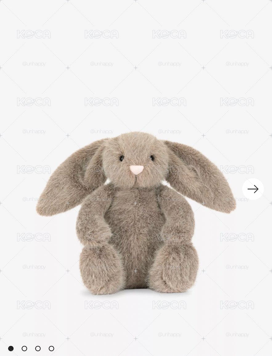 JELLYCAT Fawn Flufflet Bunny Little Soft Toy 18cm