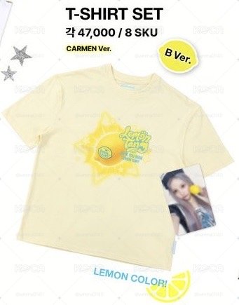 Hearts2Hearts Lemon Tang (線上預購)T恤含卡 B ver.