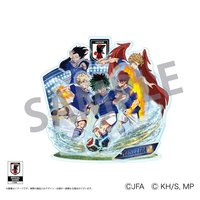 SAMURAI BLUE聯名 足球日本代表ver. 壓克力 場景 組合約W120xH110xD70mm