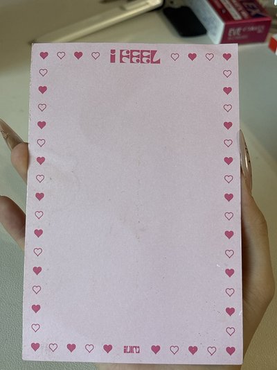 I feel 刷明信片
