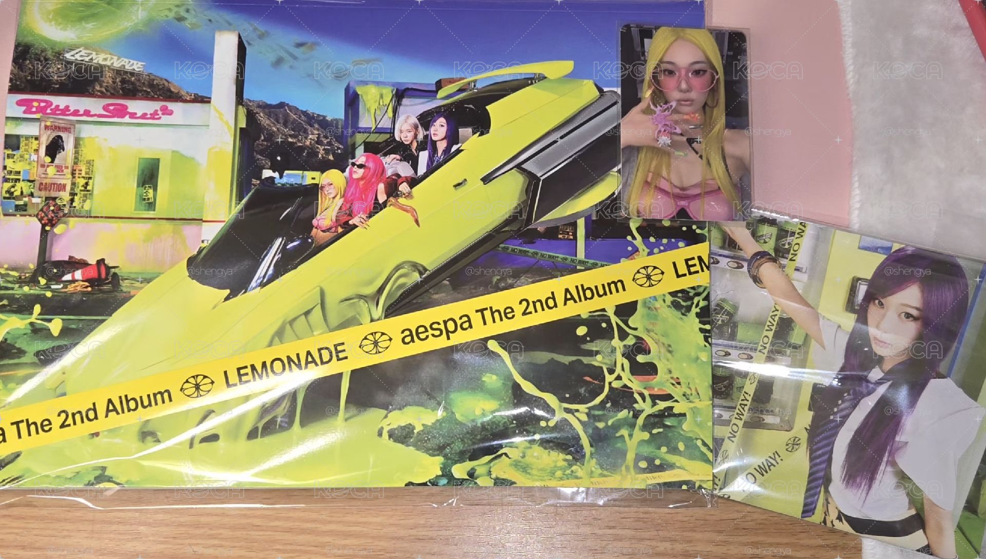 LEMONADE LEMONADE Ver. 專輯     全專 寧小卡 吉明信片 寫真書有損