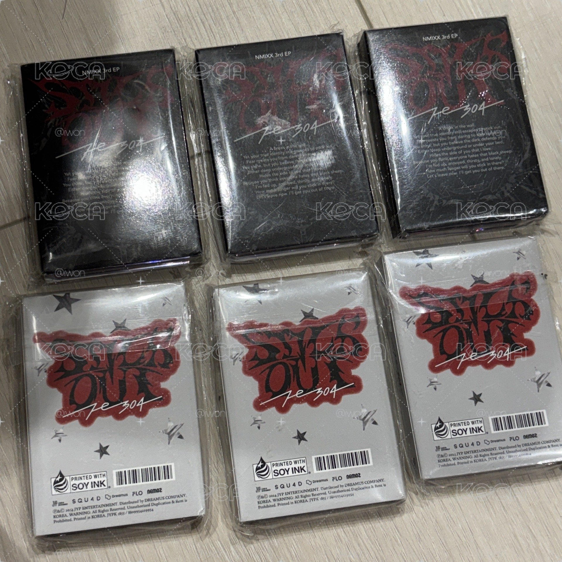 NMIXX Fe3O4 stick out 電子專
