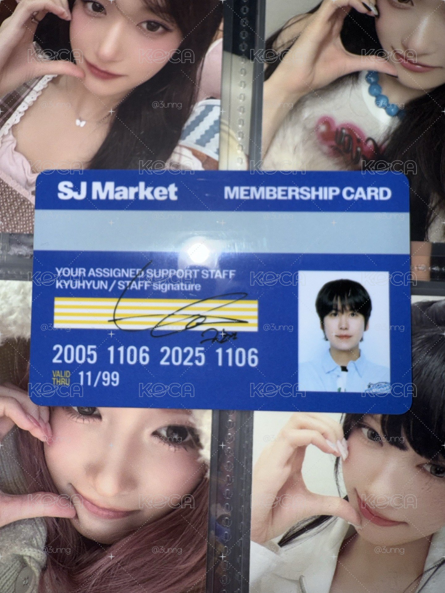 SJ MARKET 入場卡 圭賢