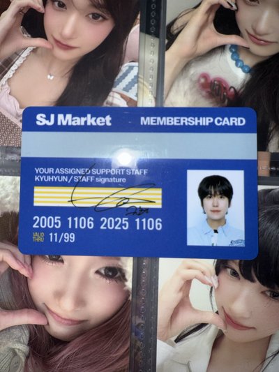 SJ MARKET 入場卡 圭賢