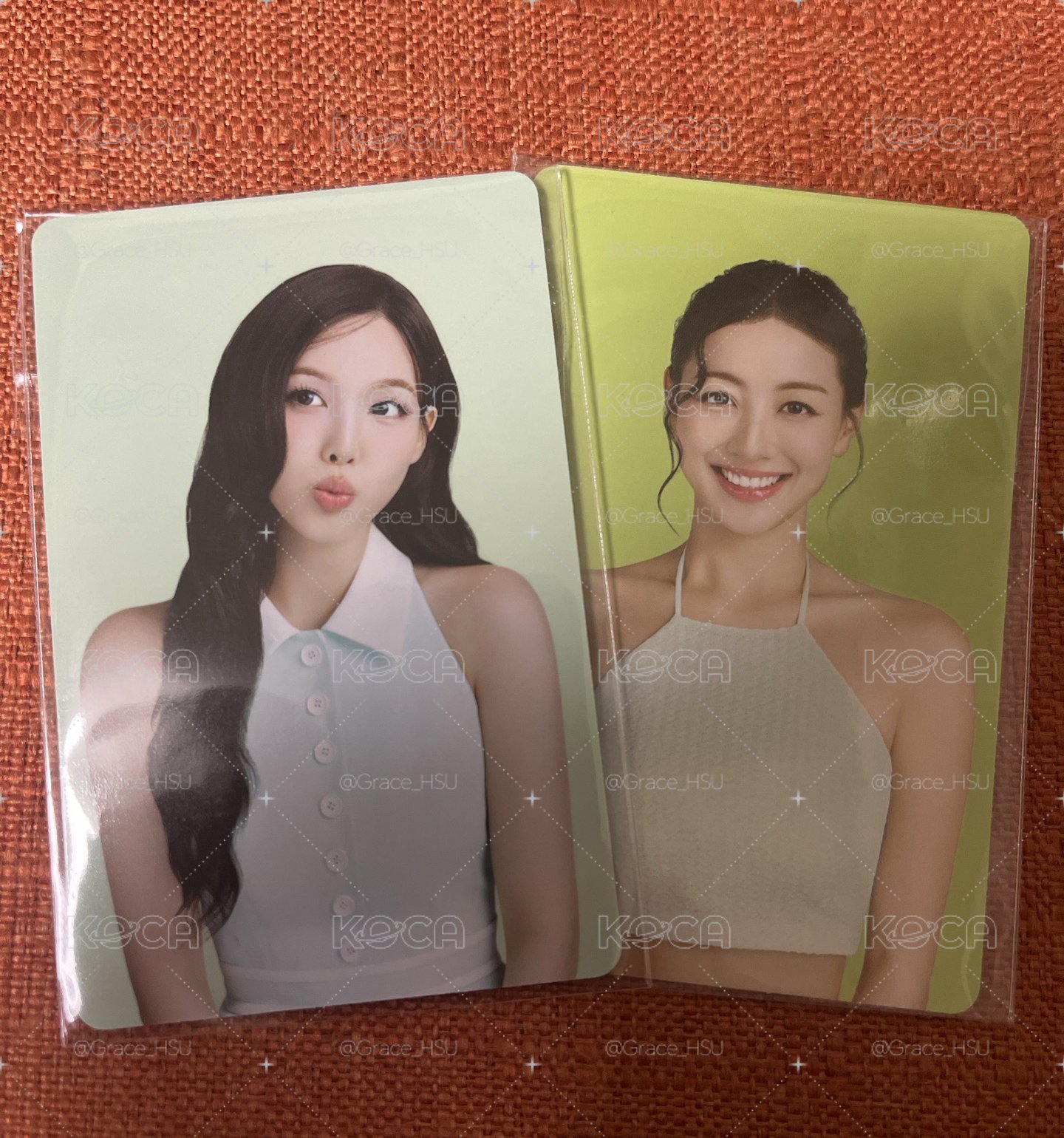 Twice 康普茶 代言卡