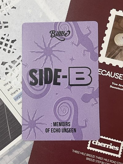 side-B violet ver. 專輯卡 月 TSUKI