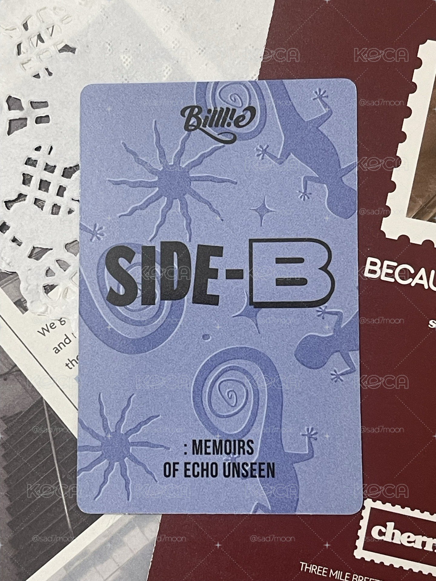 side-B blue ver. 專輯卡 月 TSUKI