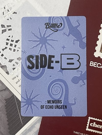 side-B blue ver. 專輯卡 月 TSUKI