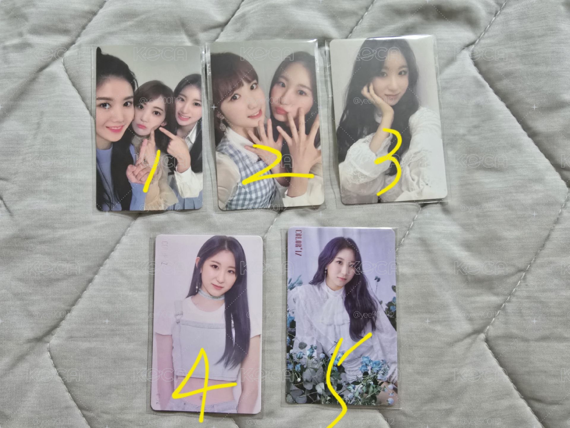 IZ*ONE IZONE 彩演 迷一 雙人卡 電子專