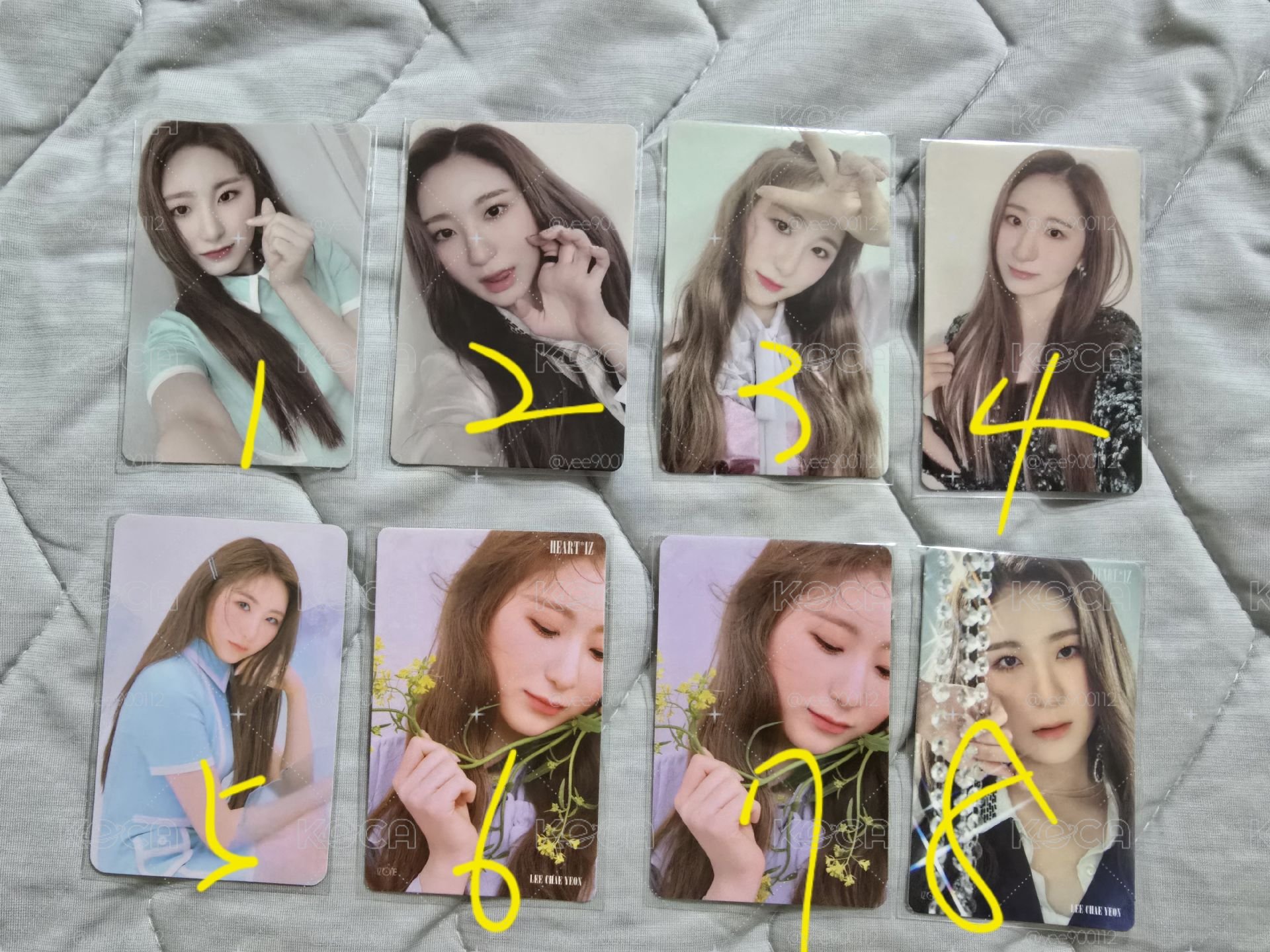 IZ*ONE IZONE 彩演 迷二 電子專卡