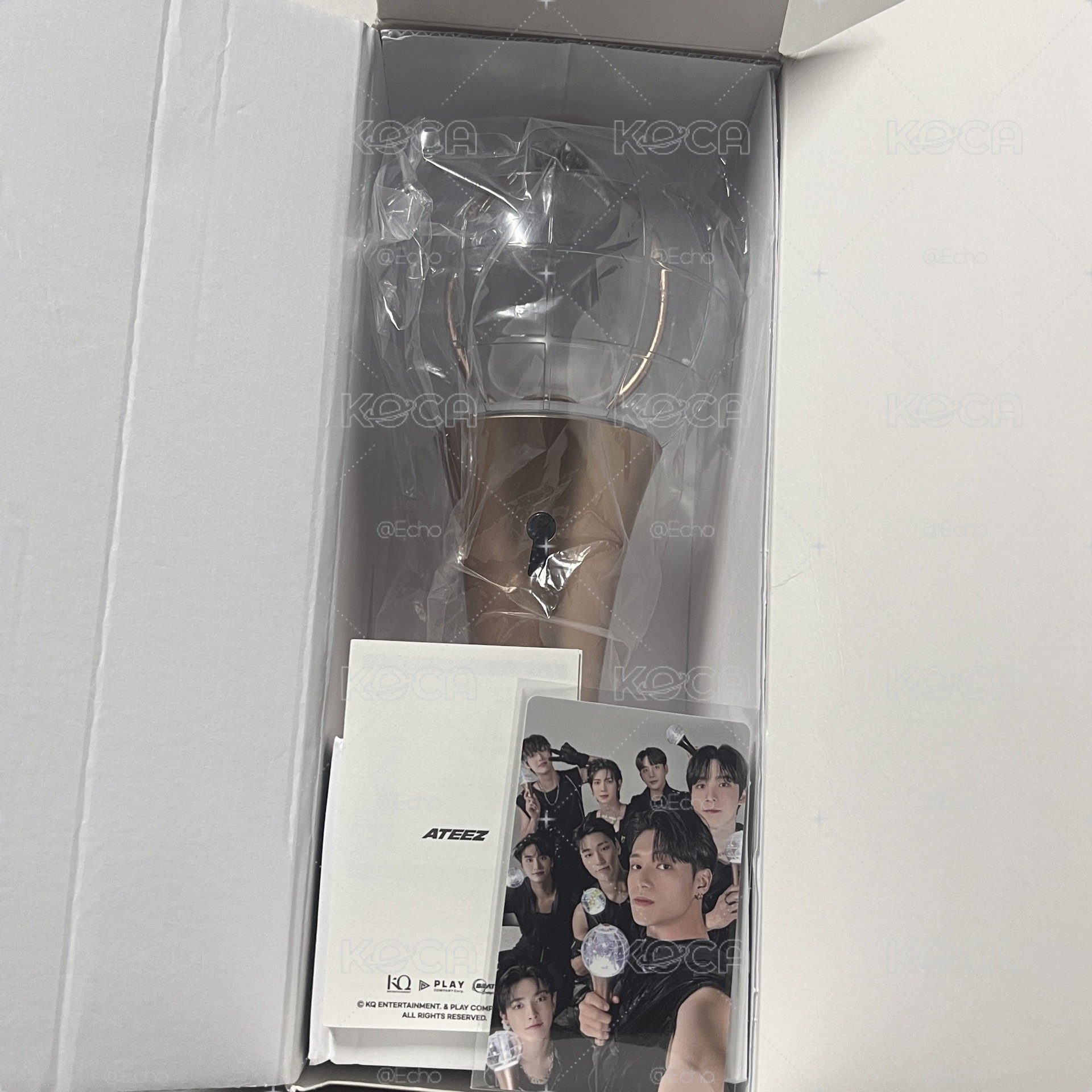 Ateez二代手燈含卡