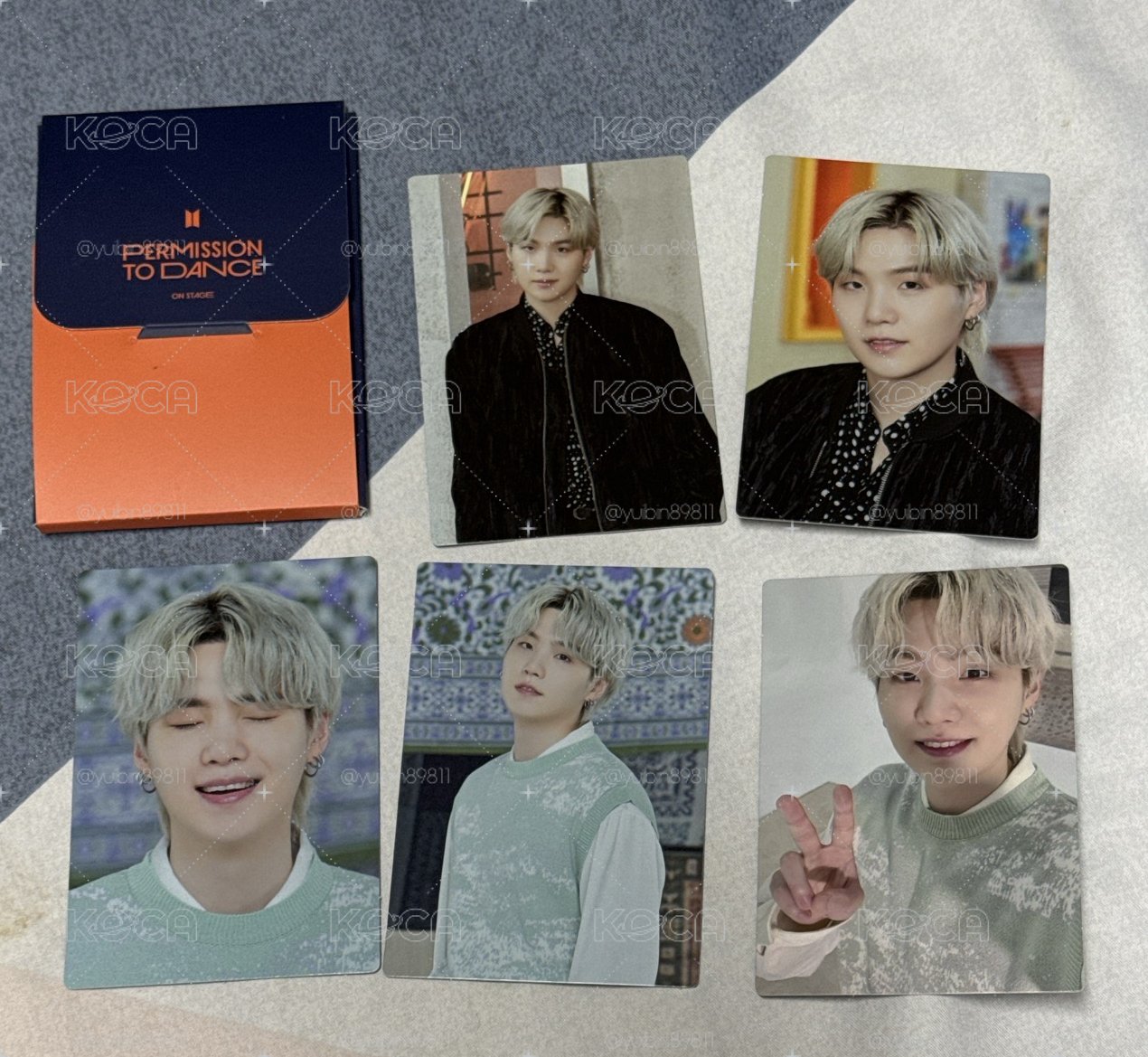 BTS PTDOS隨機卡SUGA套組（一套五張）