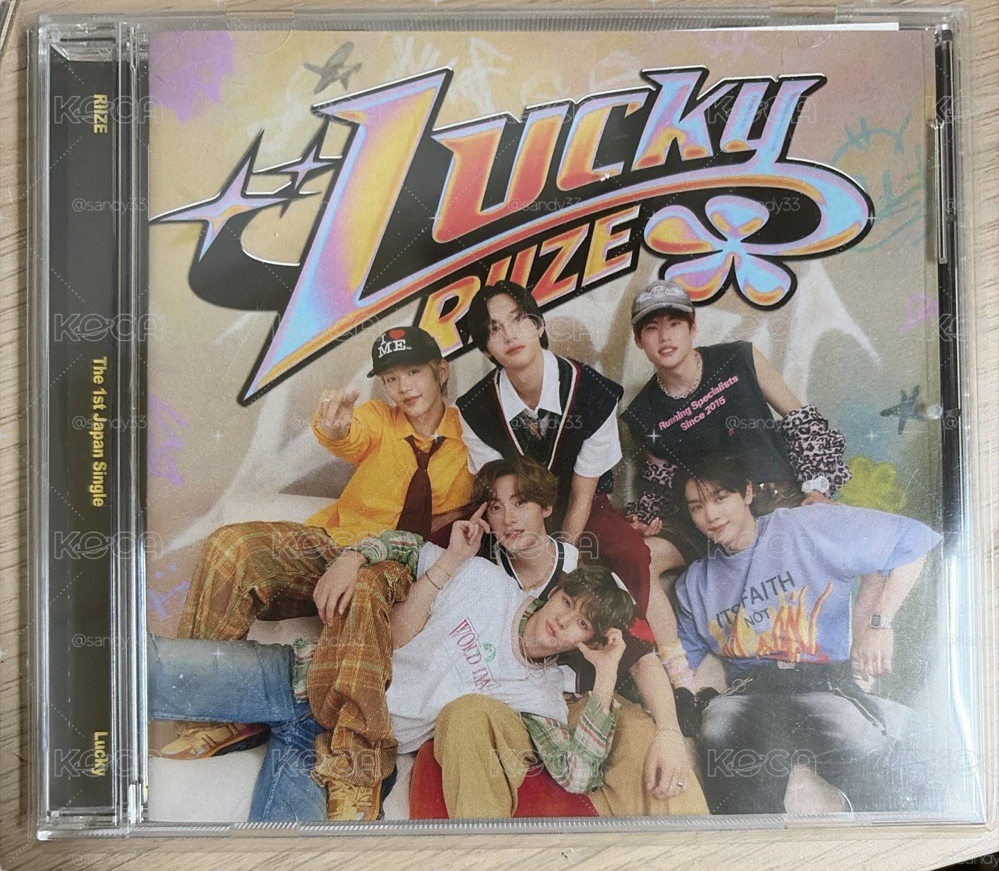 riize lucky通常盤空專/2個