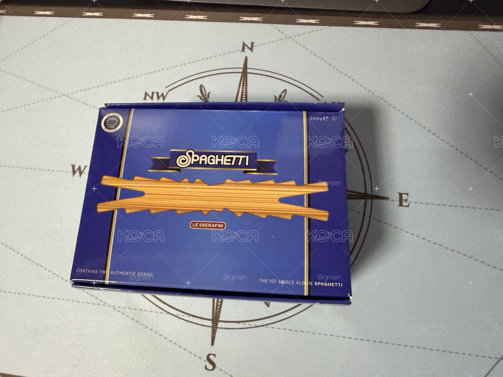 全新 Le sserafim spaghetti merch髮夾