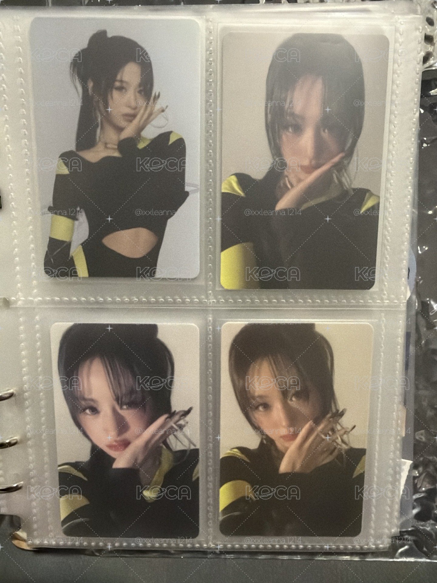 黃黑衣小賢四宮格