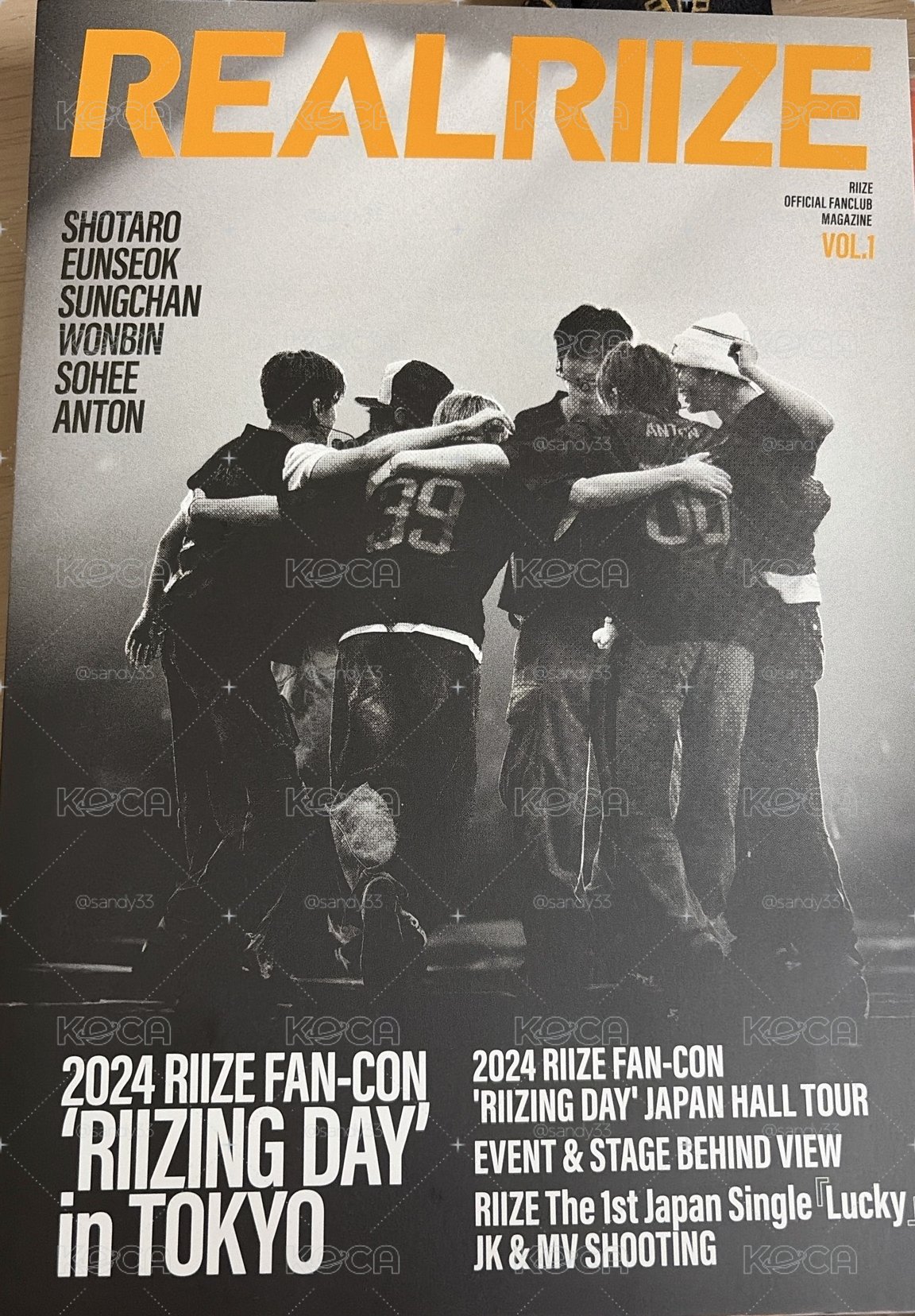 riize日本會刊