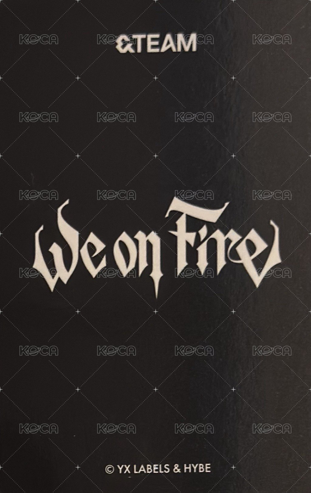 WOF 周邊卡 連帽襯衫卡 背面