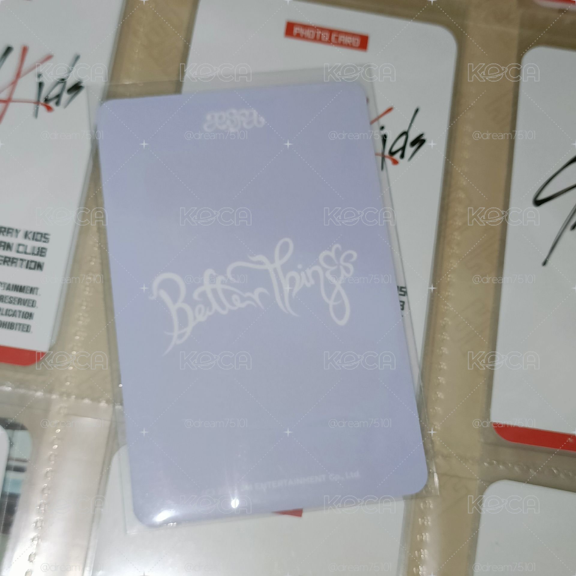 aespa winter Better Things 隨機卡 官拍冬 A1 閃卡