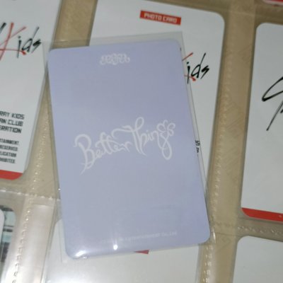 aespa winter Better Things 隨機卡 官拍冬 A1 閃卡