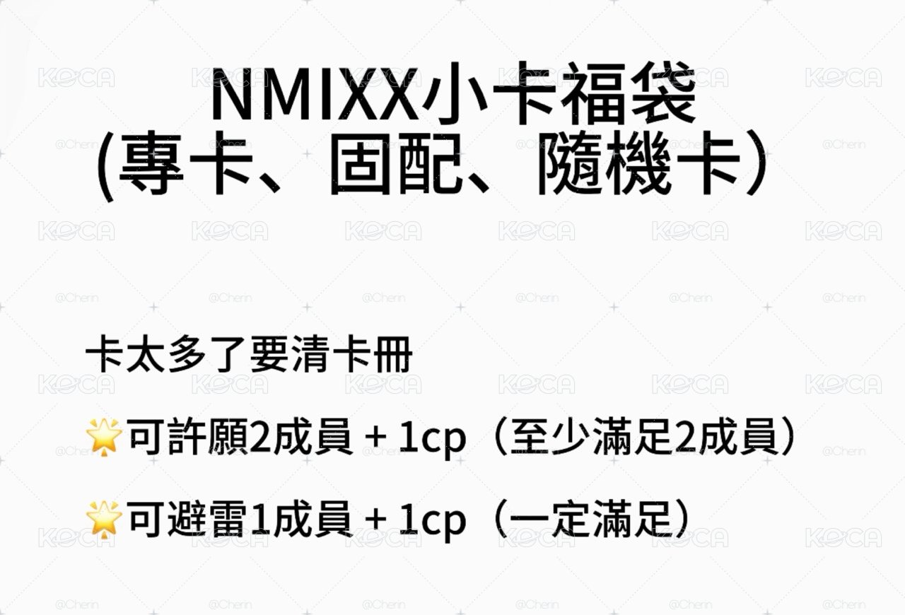 NMIXX小卡福袋