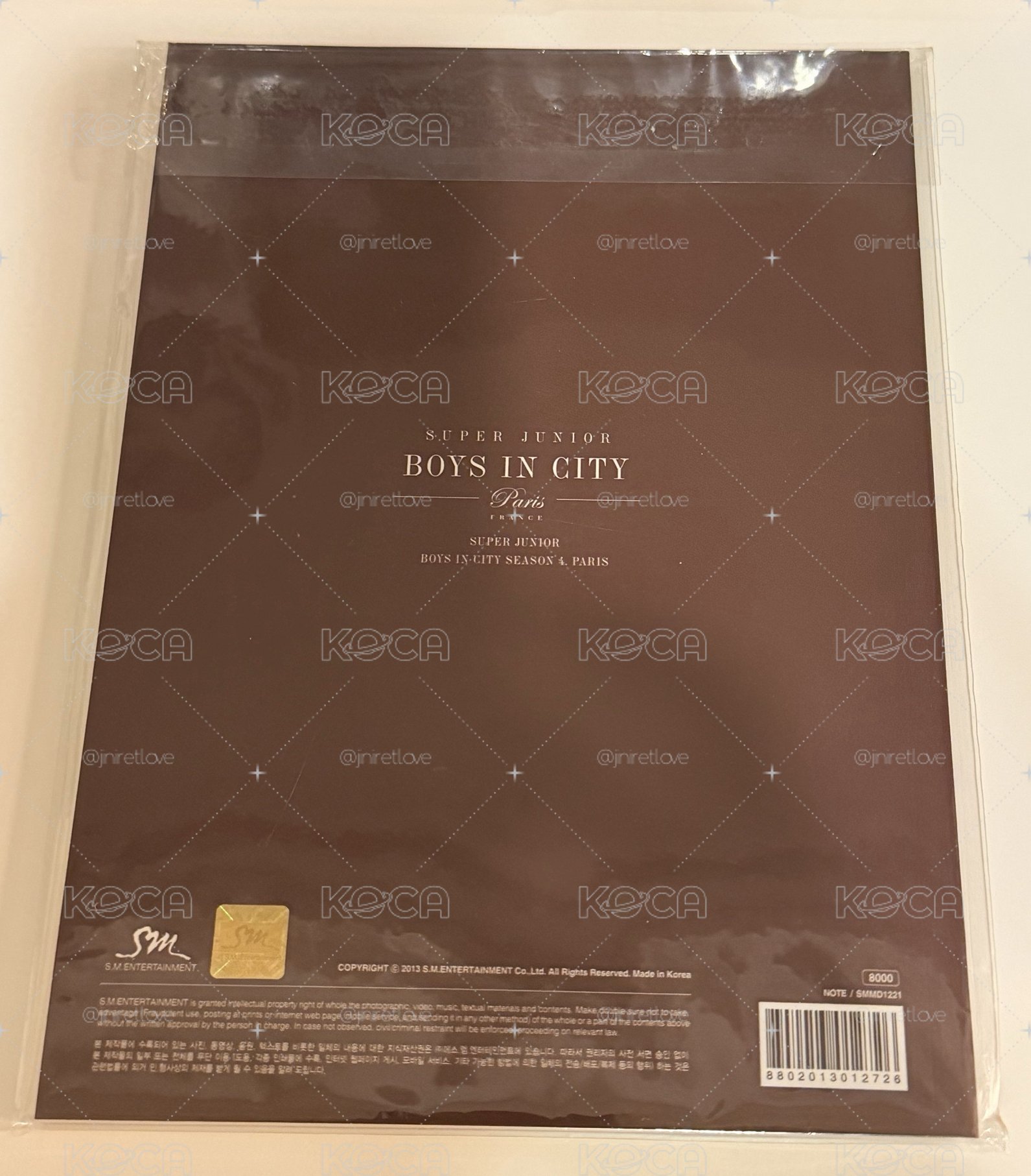 SJ BOYS IN CITY 筆記本 赫