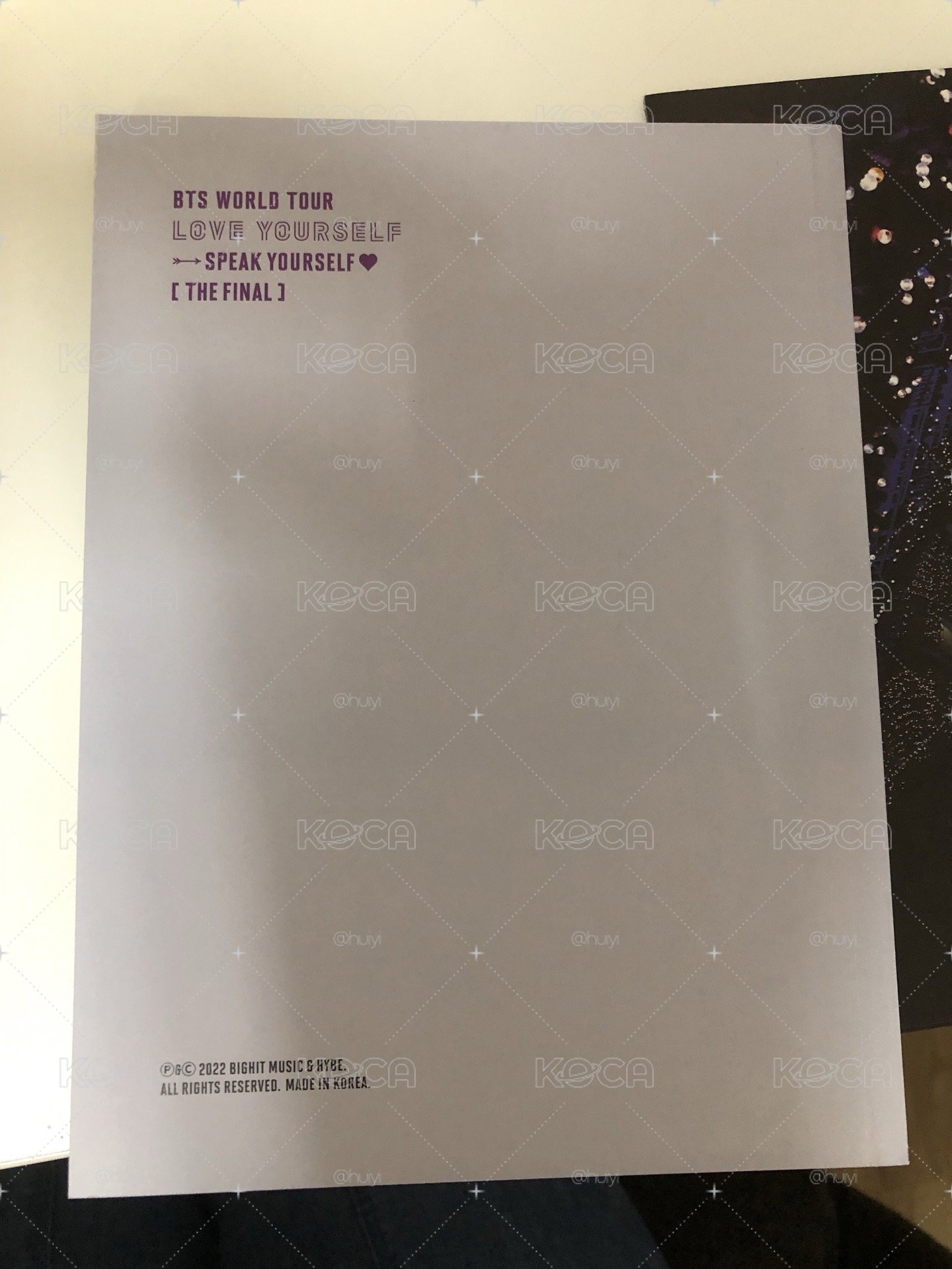 BTS LOVE YOURSELF SPEAK YOURSELVE