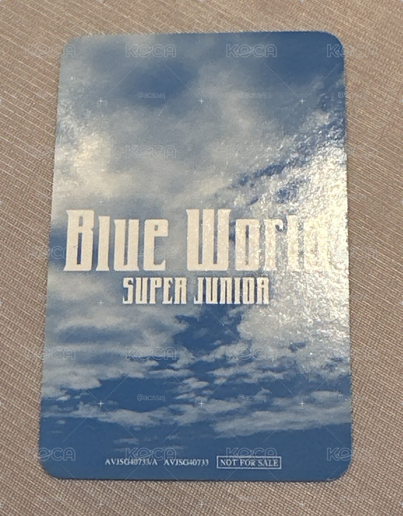 李赫宰 日單小卡 blue world