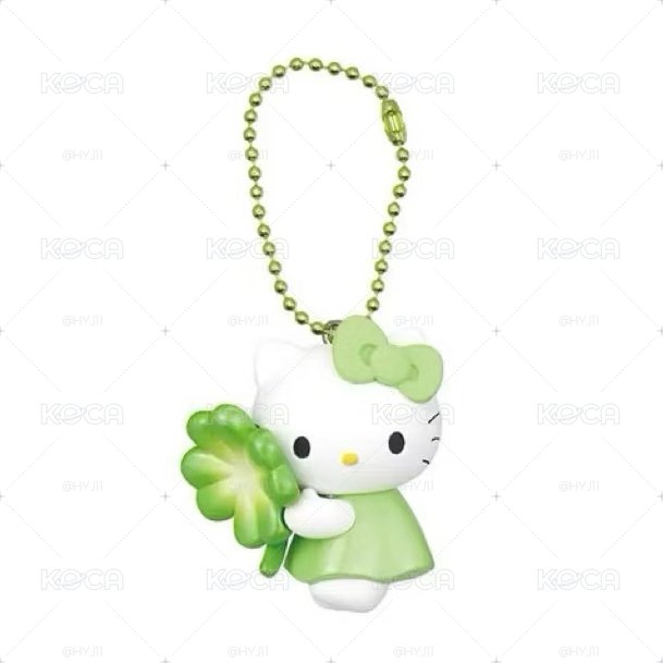 幸運草kitty吊飾