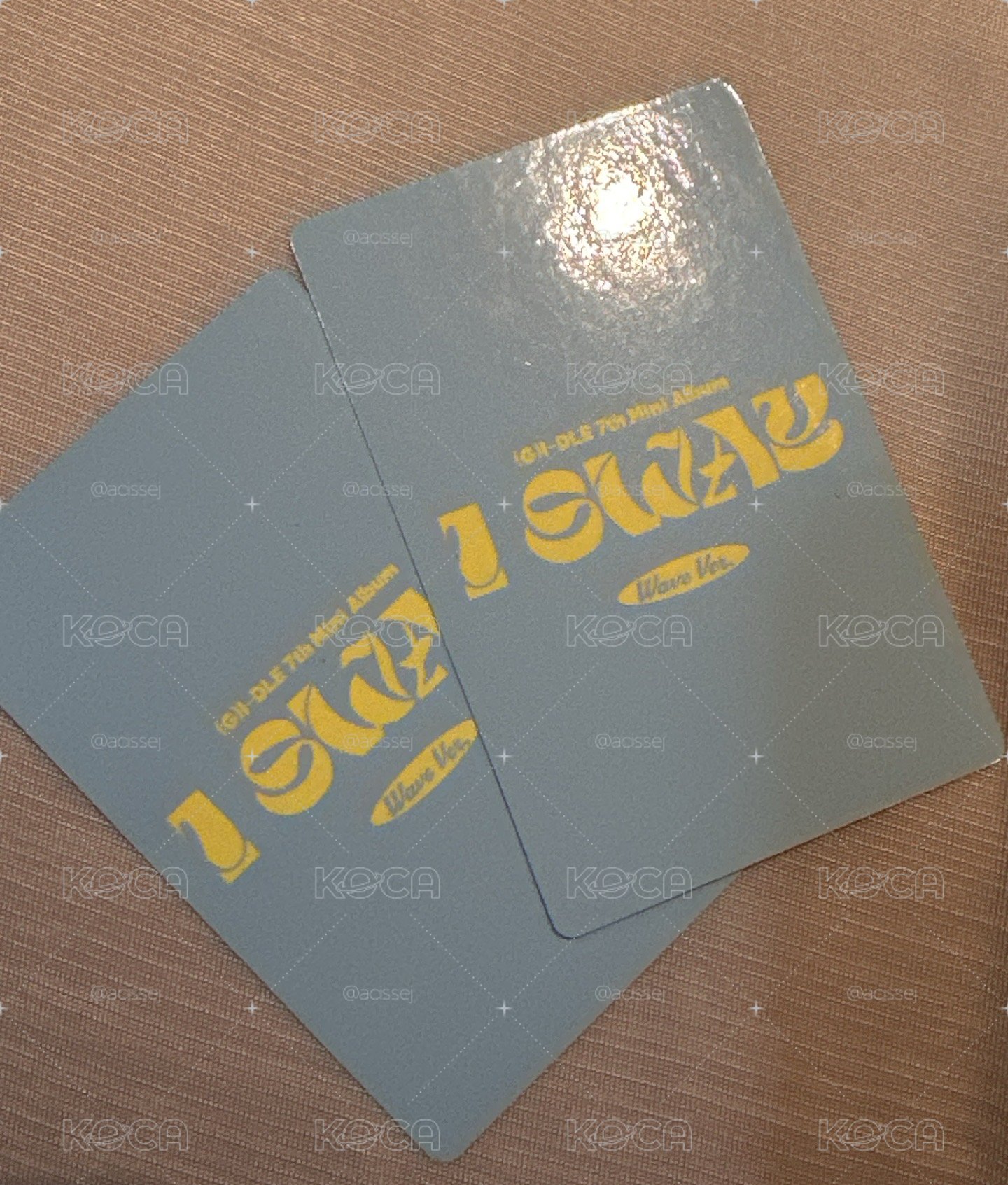 I SWAY 專輯卡 WAVE版 雨琦 米妮