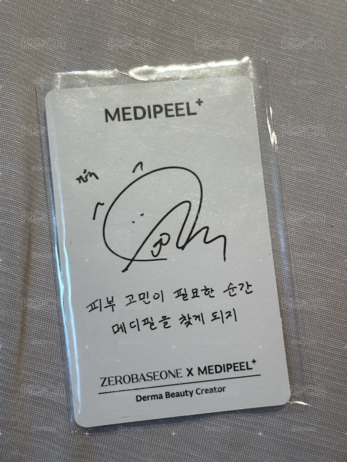 MEDIPEEL 代言卡