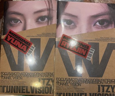 itzy tnvs留真 有娜 未拆單封 