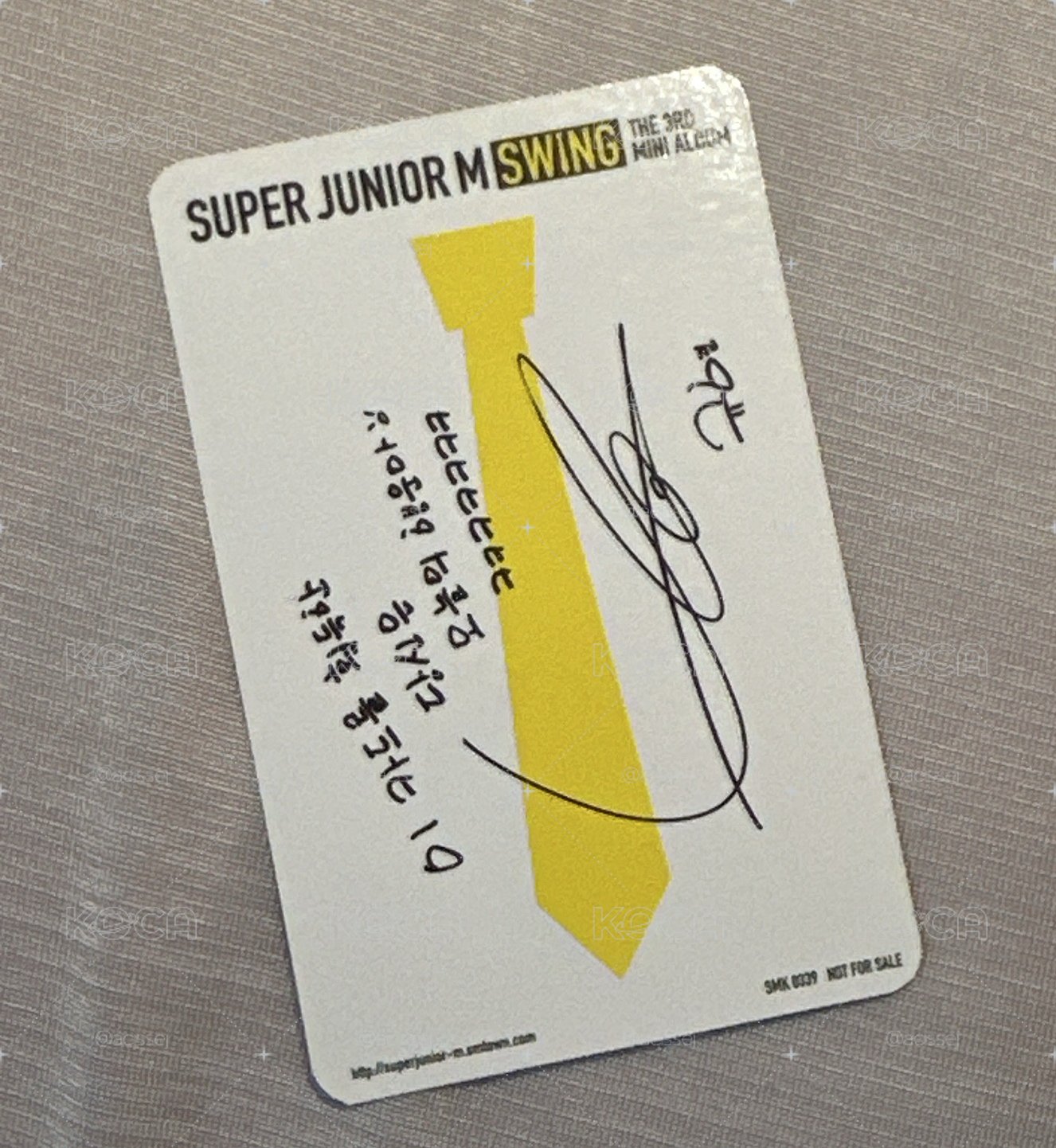 SWING SJ-M 圭賢 專輯小卡